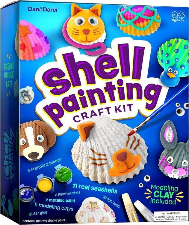 No. 10 - Kids Sea Shell Painting Kit - 1