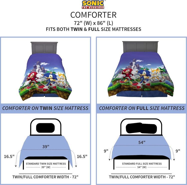 No. 2 - Franco Kids Bedding Super Soft Microfiber Reversible Comforter - 4