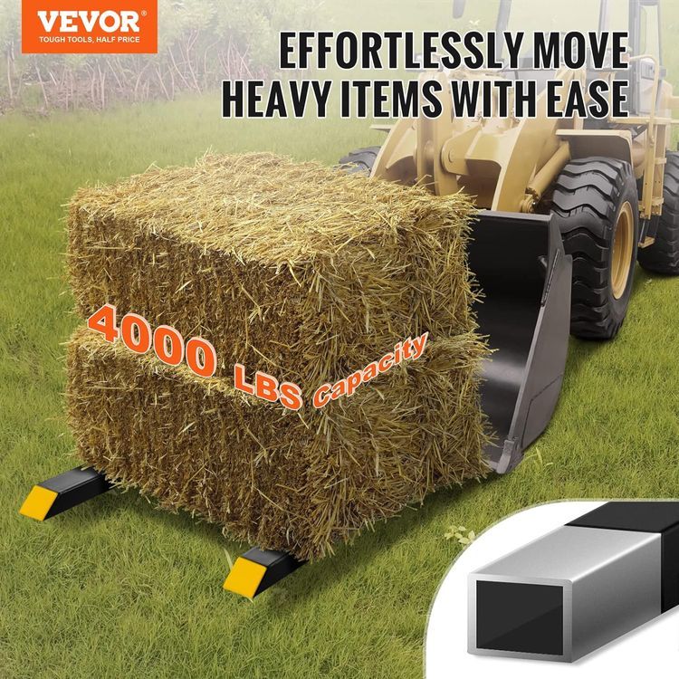 No. 6 - VEVOR 60" 4000 lbs Heavy Duty Pallet Forks - 2