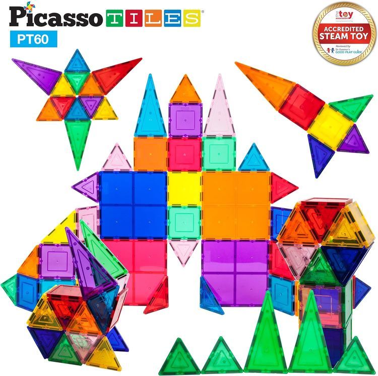 No. 1 - PicassoTiles Magnetic Building Set - 4