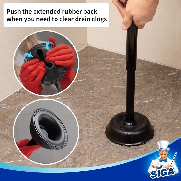 No. 3 - MR.SIGA Toilet Plunger Set - 5