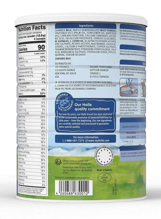 No. 10 - Holle Non-GMO European Whole Milk Toddler Drink - 3