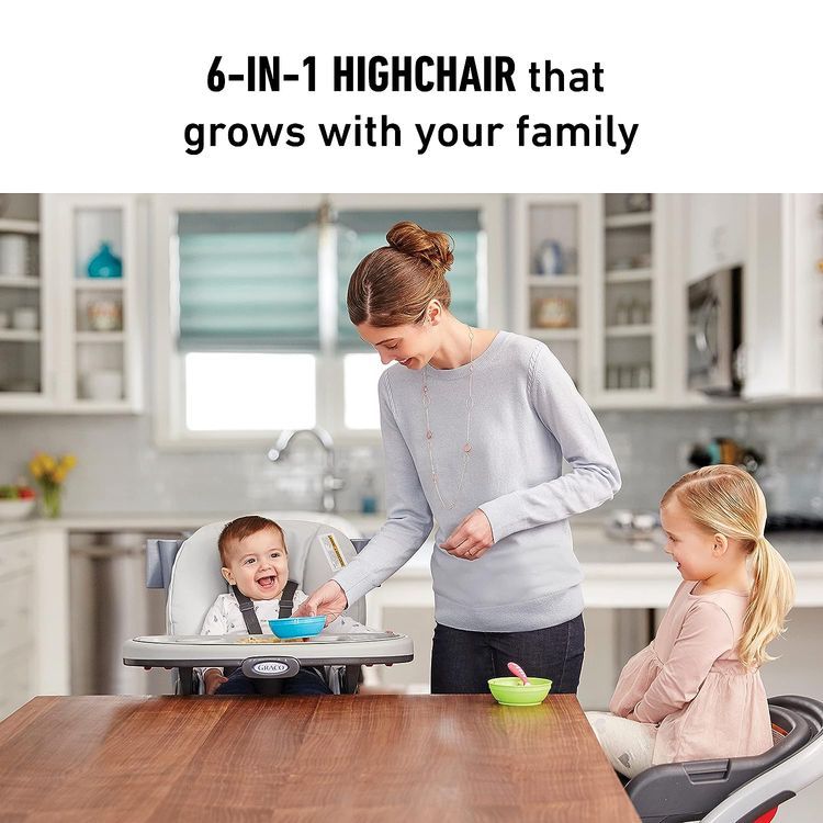 No. 8 - Graco Blossom 6 in 1 Convertible High Chair - 3
