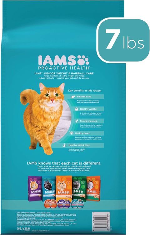 No. 8 - IAMS Proactive Health Adult Indoor Weight Control & Hairball Care Dry Cat Food - 2