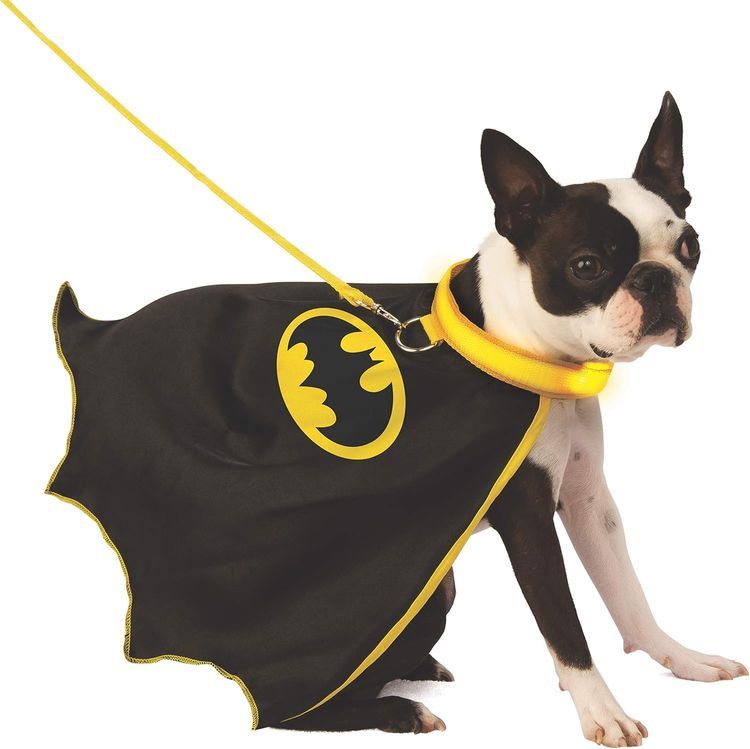 No. 7 - Rubie's DC Comics Batman Cape for Pets with Light-Up Collar and Leash - 1