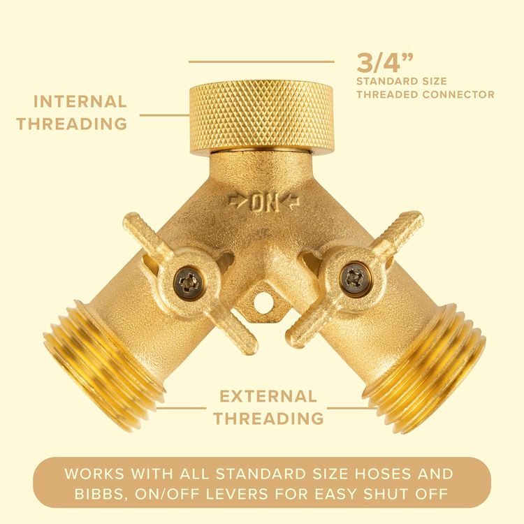 No. 4 - INNAV8 Garden Hose Splitter 2 Way Heavy Duty - 4