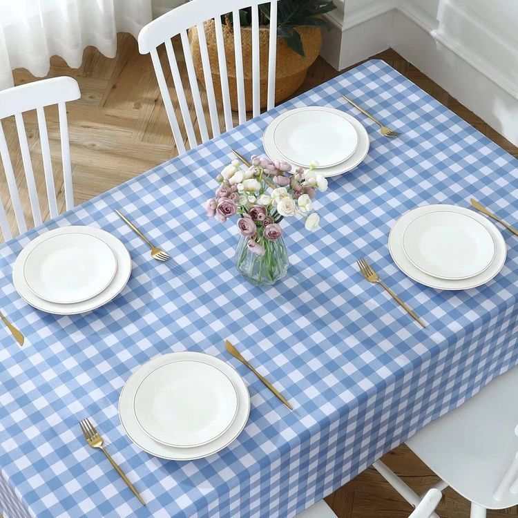 No. 7 - Romanstile Rectangle Vinyl PVC Tablecloth - 5