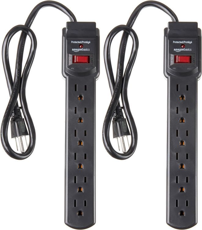 No. 7 - Amazon Basics Surge Protector Power Strip - 1