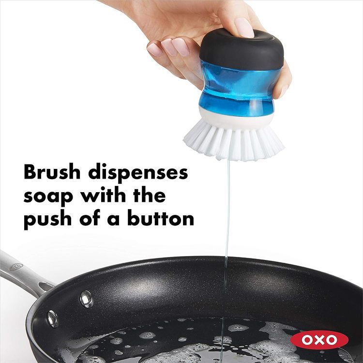 No. 3 - OXO Good Grips Soap Dispensing Palm Brush - 2