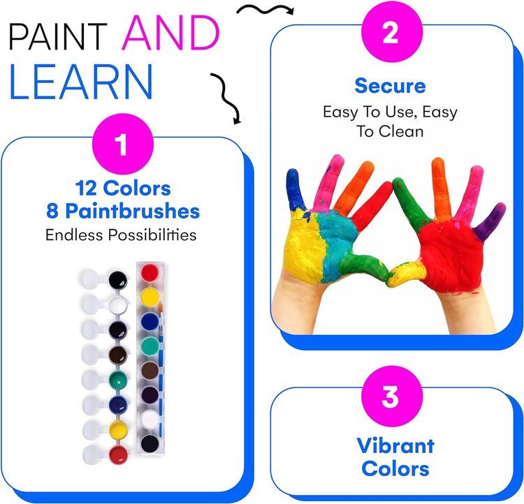 No. 6 - Washable Paint Set for Kids Arts and Crafts - 2