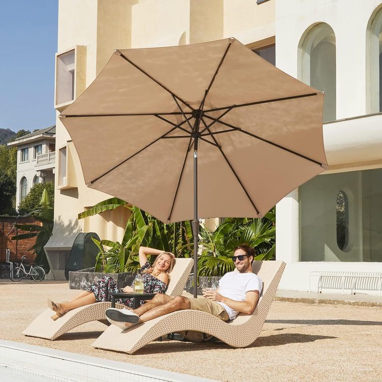 No. 7 - JEAREY 9FT Outdoor Patio Umbrella - 4