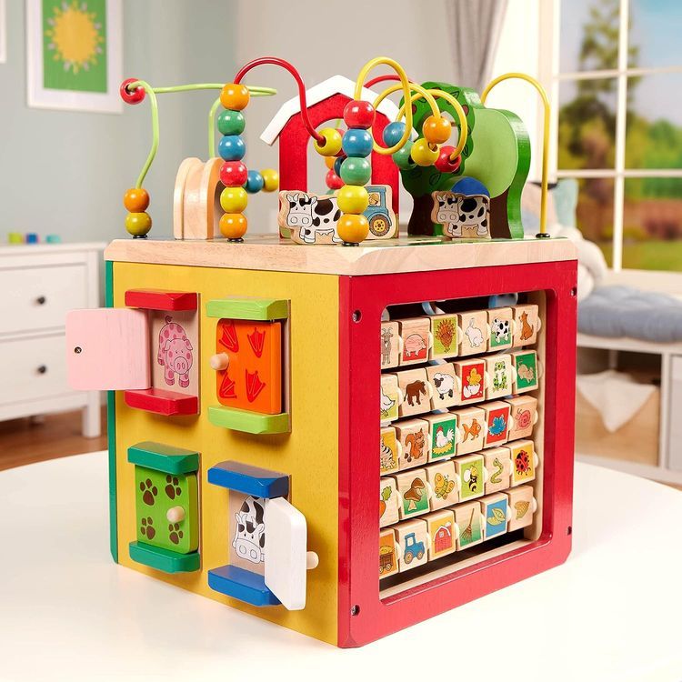 No. 5 - Wooden Activity Cube - 2