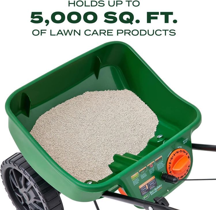 No. 1 - Scotts Turf Builder EdgeGuard Mini Broadcast Spreader - 4