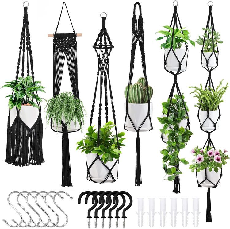 No. 6 - SFENNGPET Macrame Plant Hangers - 1