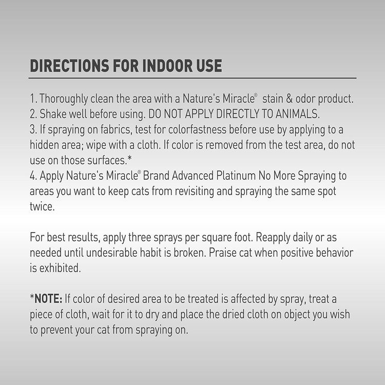 No. 1 - Nature's Miracle Cat Repellent Spray - 4