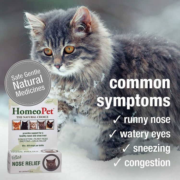 No. 5 - HomeoPet Feline Nose Relief Natural Pet Medicine - 3