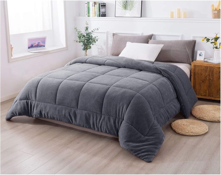 No. 9 - Luxury Plush Sherpa Comforter - 1