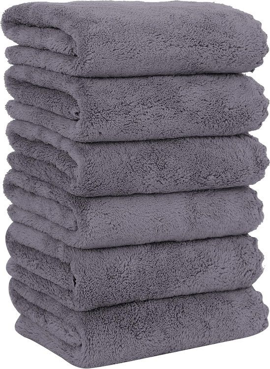 No. 8 - MOONQUEEN 6 Pack Premium Hand Towels - 1