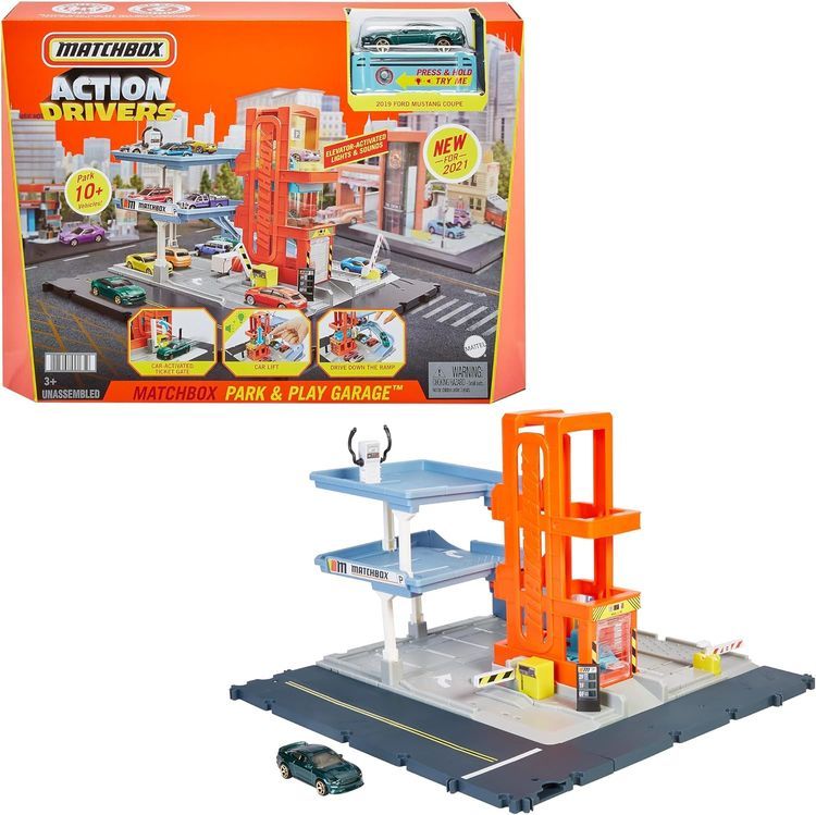 No. 9 - Matchbox Park & Play Garage Playset - 1