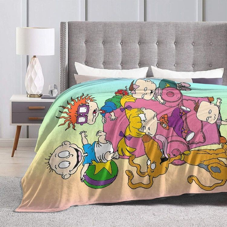 No. 6 - Kids Super Soft Blanket Flannel Decorative Bedspread Throw Quilt - 4