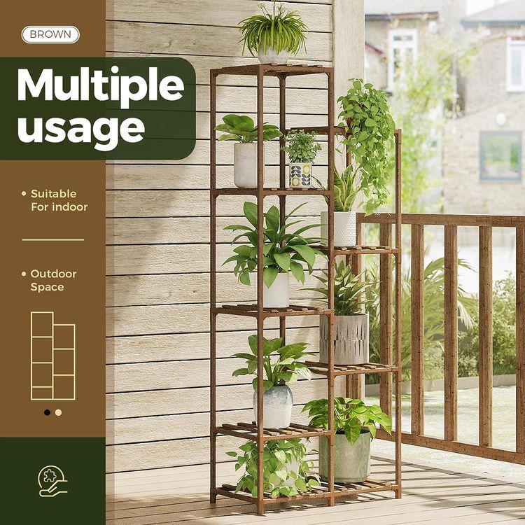 No. 10 - Bamworld Tall Plant Stand - 2