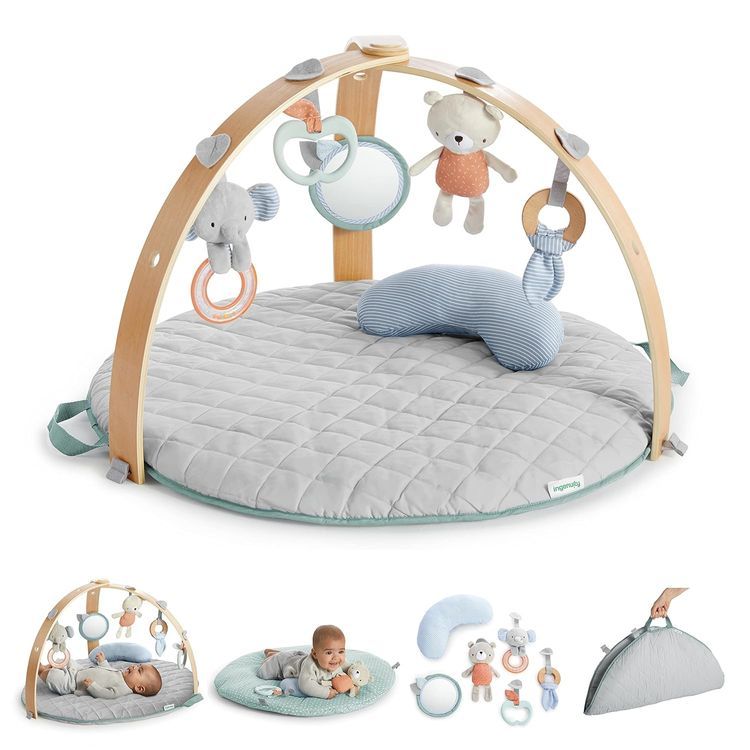 No. 10 - Ingenuity Cozy Spot Baby Gym & Playmat - 2