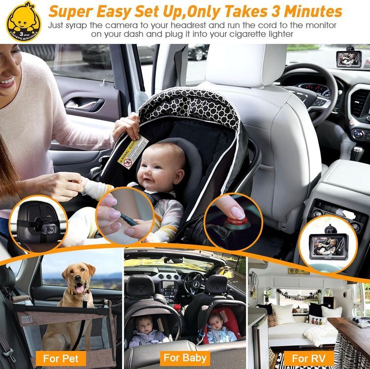 No. 9 - DoHonest V33 Baby Car Camera - 2