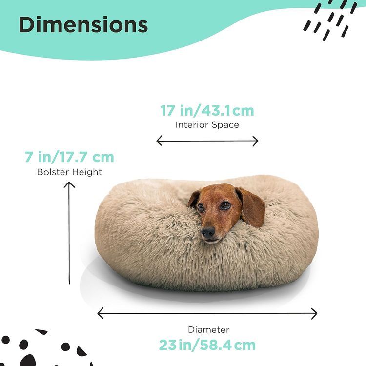 No. 2 - Best Friends by Sheri The Original Calming Donut Cat and Dog Bed - 3