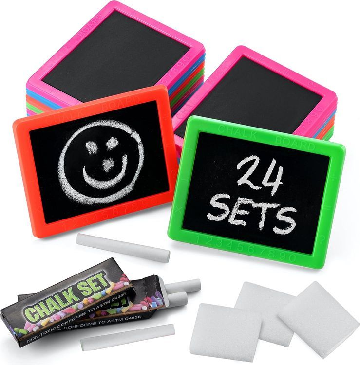 No. 1 - Bedwina Mini Neon Chalkboard Sets - 1