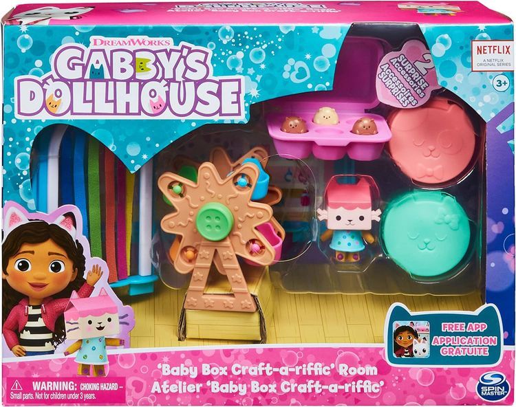 No. 2 - Gabby's Dollhouse Baby Box Cat Craft-A-Riffic Room - 2