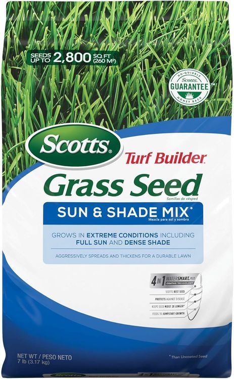 No. 1 - Scotts Turf Builder Grass Seed Sun & Shade Mix - 1