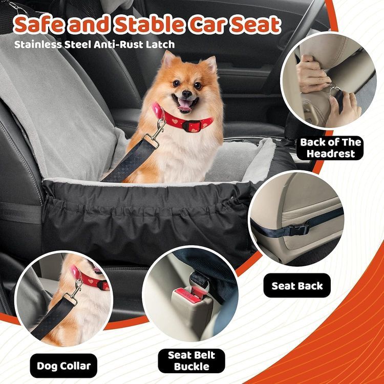 No. 6 - IFurffy Car Seat for Dogs - 2