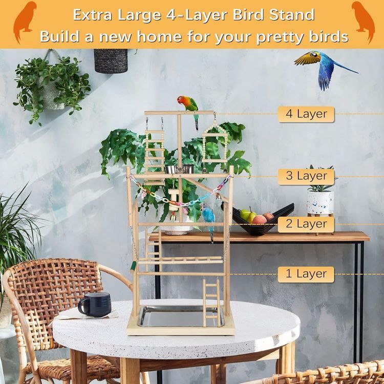 No. 5 - Ibnotuiy Bird Perch Stand - 5