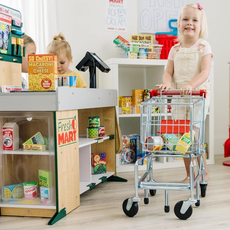 No. 1 - Melissa & Doug Toy Shopping Cart - 3