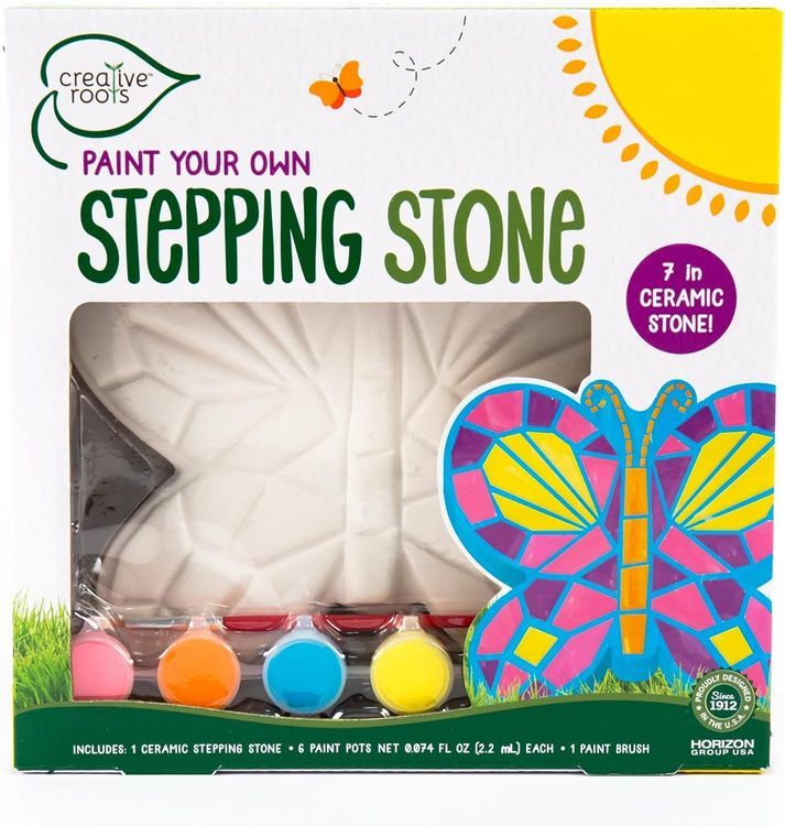 No. 8 - Creative Roots Mosaic Butterfly Stepping Stone Kit - 1