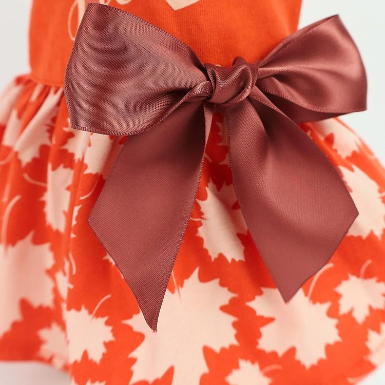 No. 2 - Fitwarm Thanksgiving Sweeter Than Pumpkin Pie Dog Dress - 4