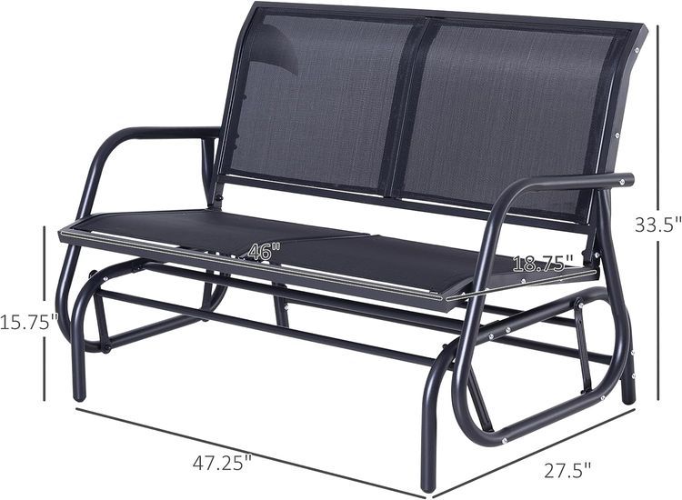 No. 1 - Outsunny Patio Glider - 3