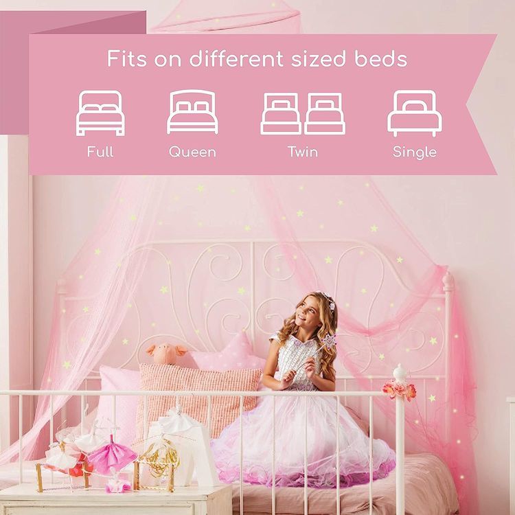 No. 4 - Bollepo Pink Bed Canopy - 2