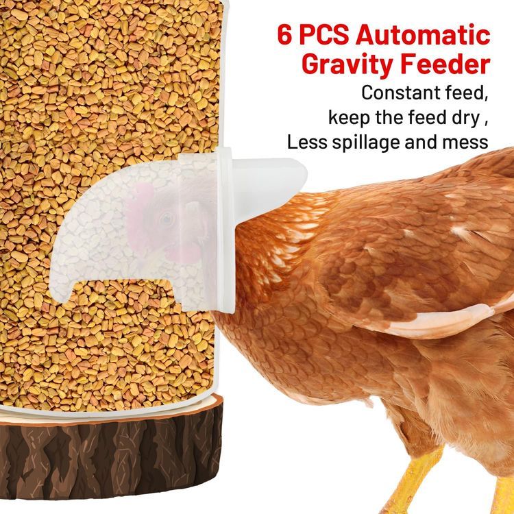 No. 10 - Sykria Chicken Water Cups and Chicken Feeder Set - 2