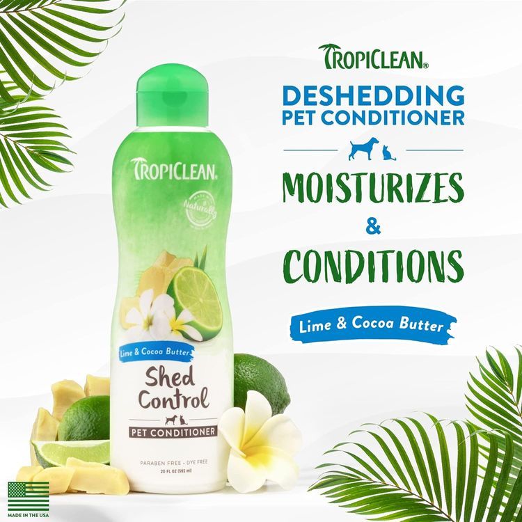 No. 1 - TropiClean Lime & Coco Butter Deshedding Dog Conditioner - 2