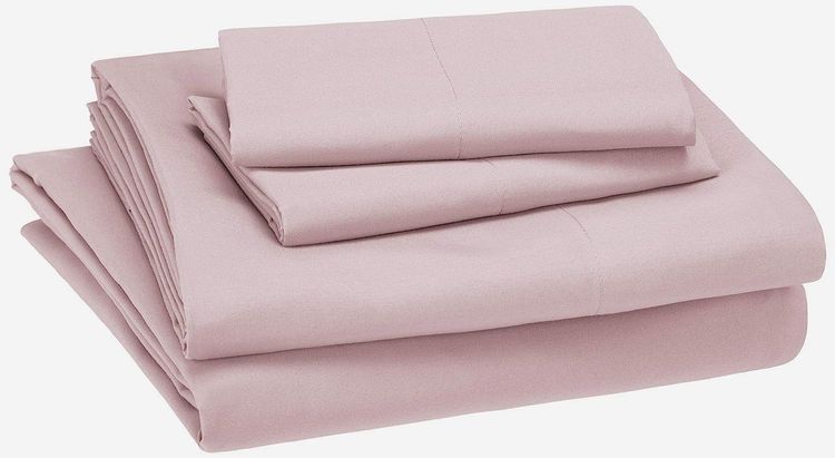 No. 3 - Amazon Basics Kid's Soft Easy-Wash Lightweight Microfiber 4-Piece Sheet Set - 1