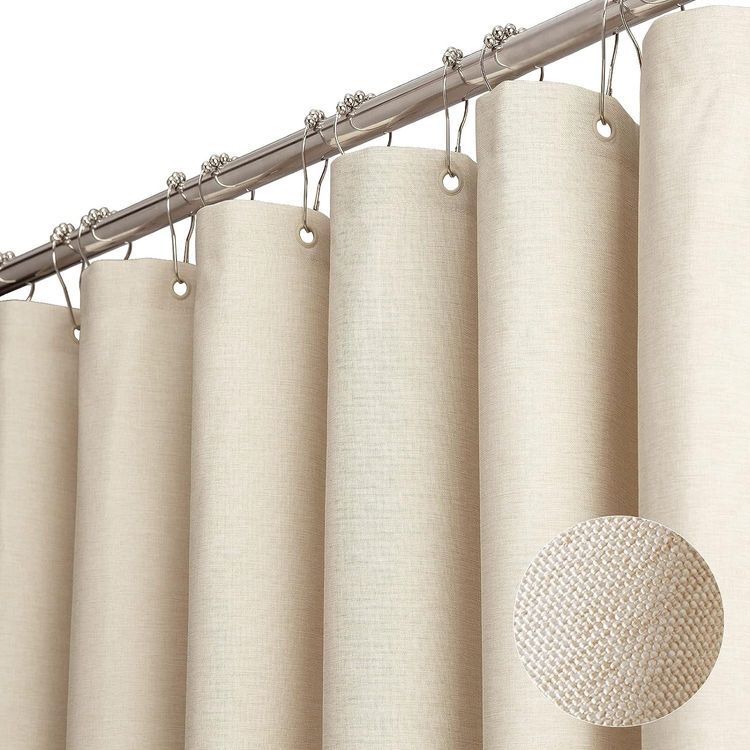 No. 4 - BTTN Fabric Shower Curtain Set - 1