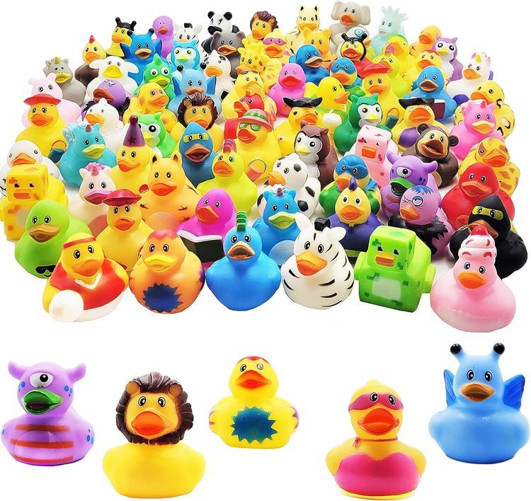 No. 9 - Rubber Duck Toy Duckies, Squeeze To Quack Toy Assortment - 1