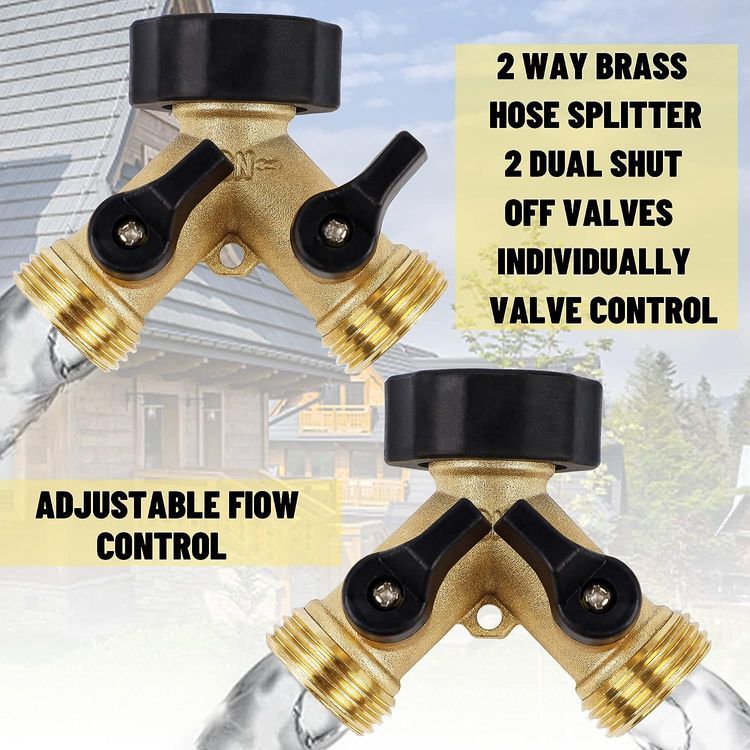 No. 6 - Biswing Garden Hose Splitter 2 Way - 5