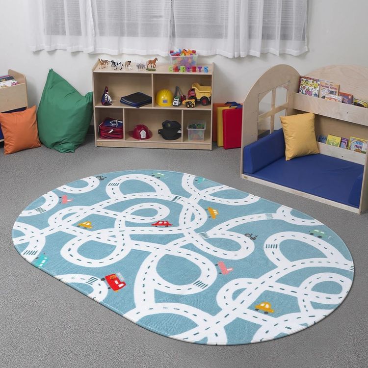 No. 6 - Small Road Rug for Kids Room - 1