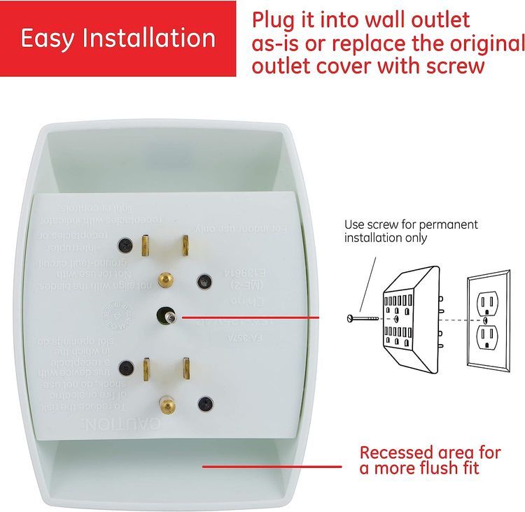 No. 2 - GE 6-Outlet Extender Wall Tap - 4