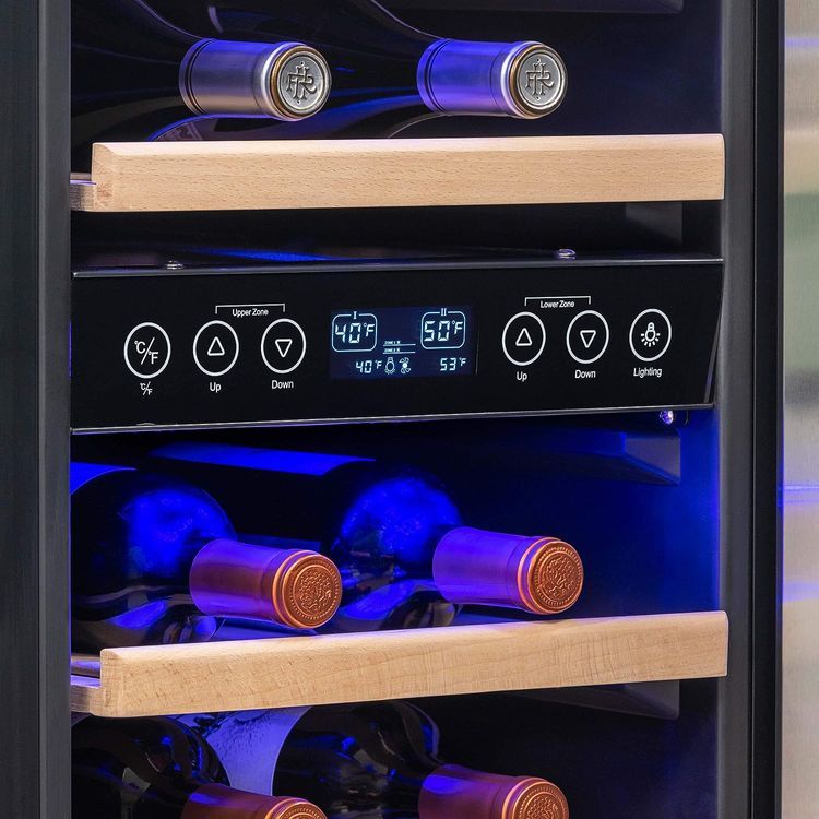 No. 3 - NewAir 15" Built-In Dual Zone 29 Bottle Wine Fridge - 3