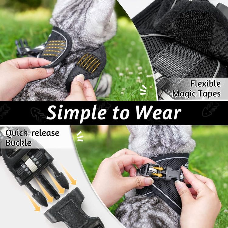 No. 9 - rabbitgoo Cat Harness and Leash Set - 3