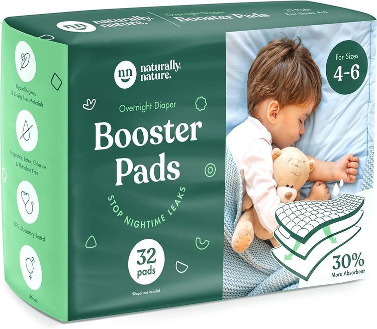 No. 6 - Naturally Nature Overnight Diaper Doubler Booster Pads - 1
