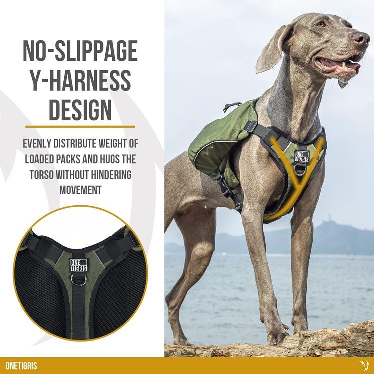 No. 9 - OneTigris Y-Shaped Dog Hiking Backpack - 2